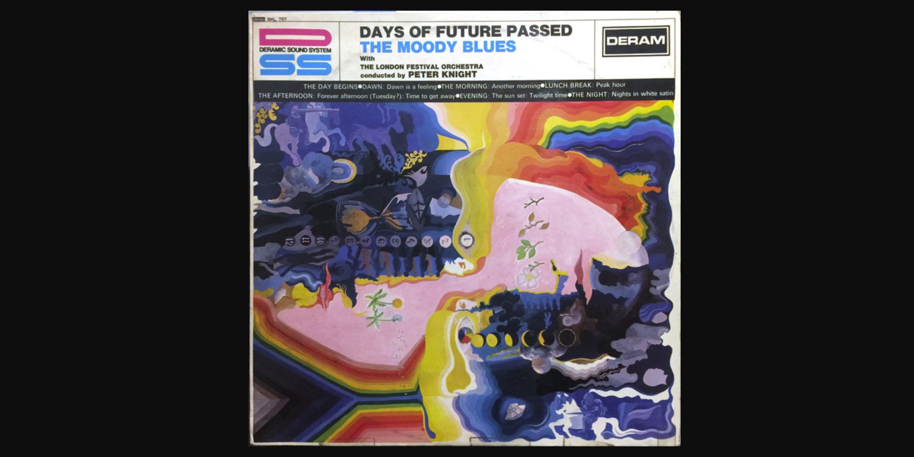 The Moody Blues, Days of Future Passed (1967) album sleeve