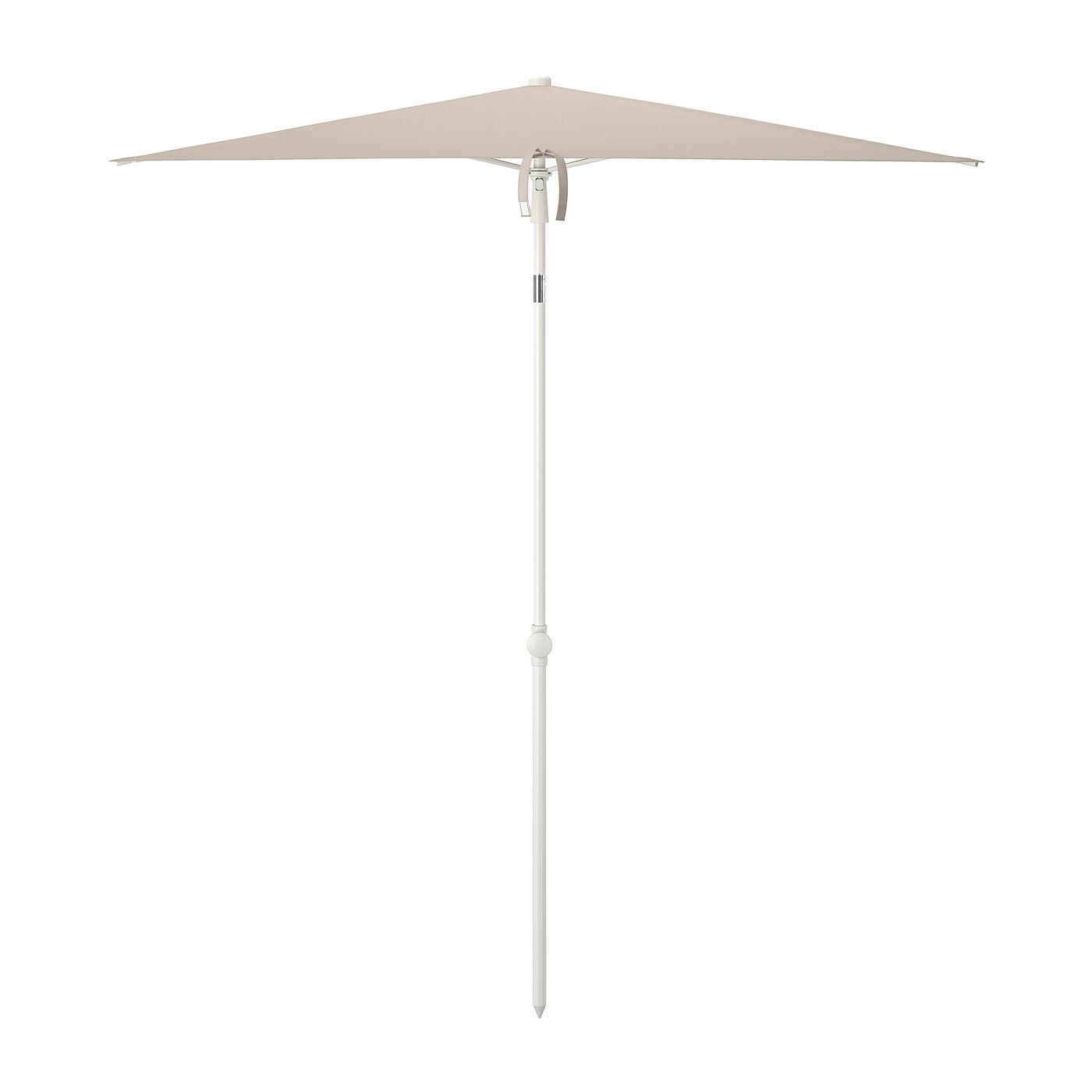 Tvet&amp;Ouml; Umbrella - Tilting/gray-Beige White 70 7/8x57 1/8 "