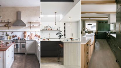 What is the best layout for an L-shaped kitchen?