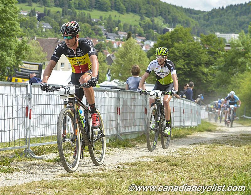 Sven Nys swapped his 'cross bike for a mountain bike