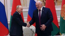 Russian President Vladimir Putin and Belarusian President Alexander Lukashenko.