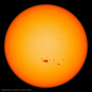 Sunspot AR 1520 Seen by Solar Dynamics Observatory