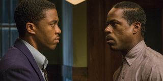 Chadwick Boseman and Sterling K. Brown in Marshall