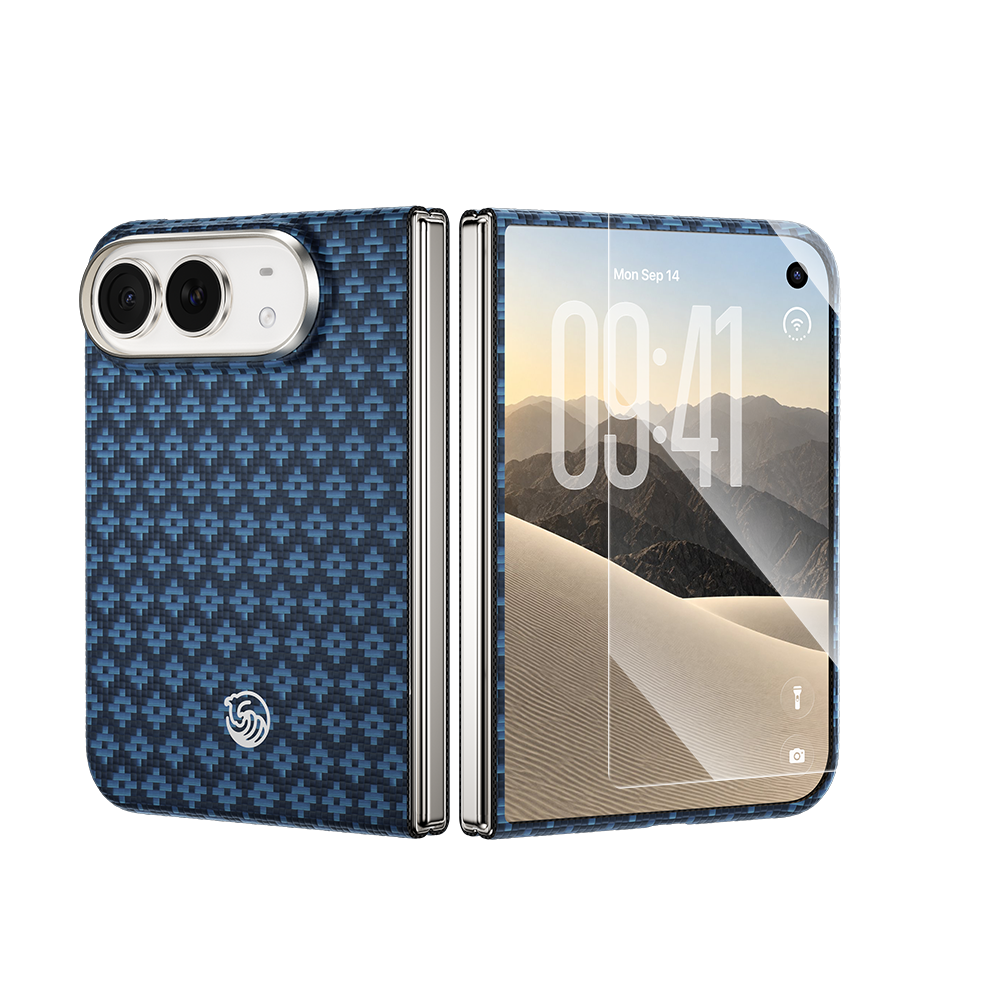 Benks ArmorGrid Air Beyond Blue Case built with Kevlar for iPhone Duo