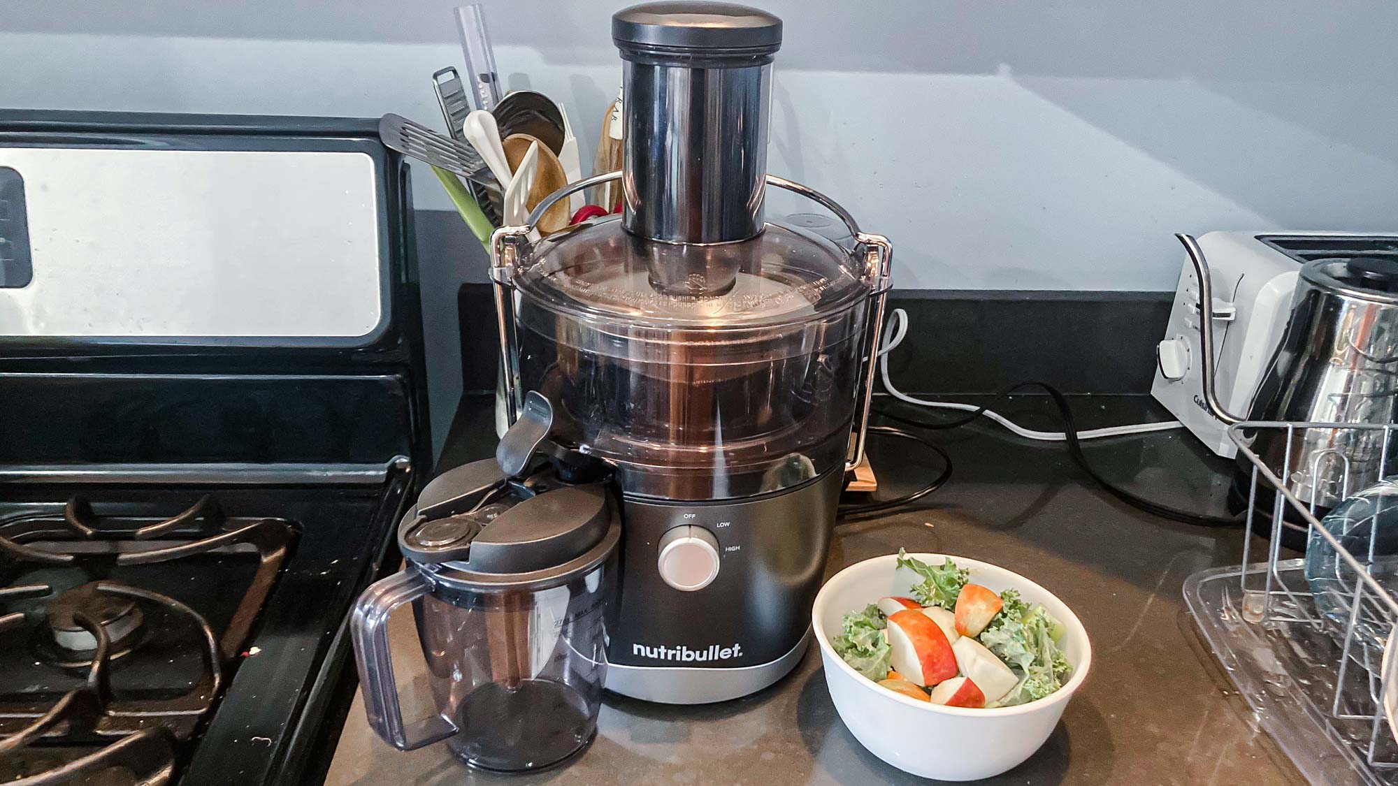 Nutribullet Juicer on kitchen counter