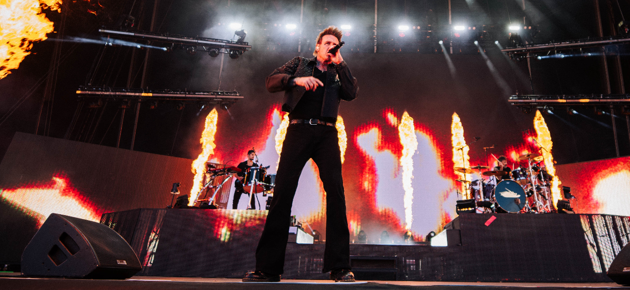 Jacoby Shaddix on stage