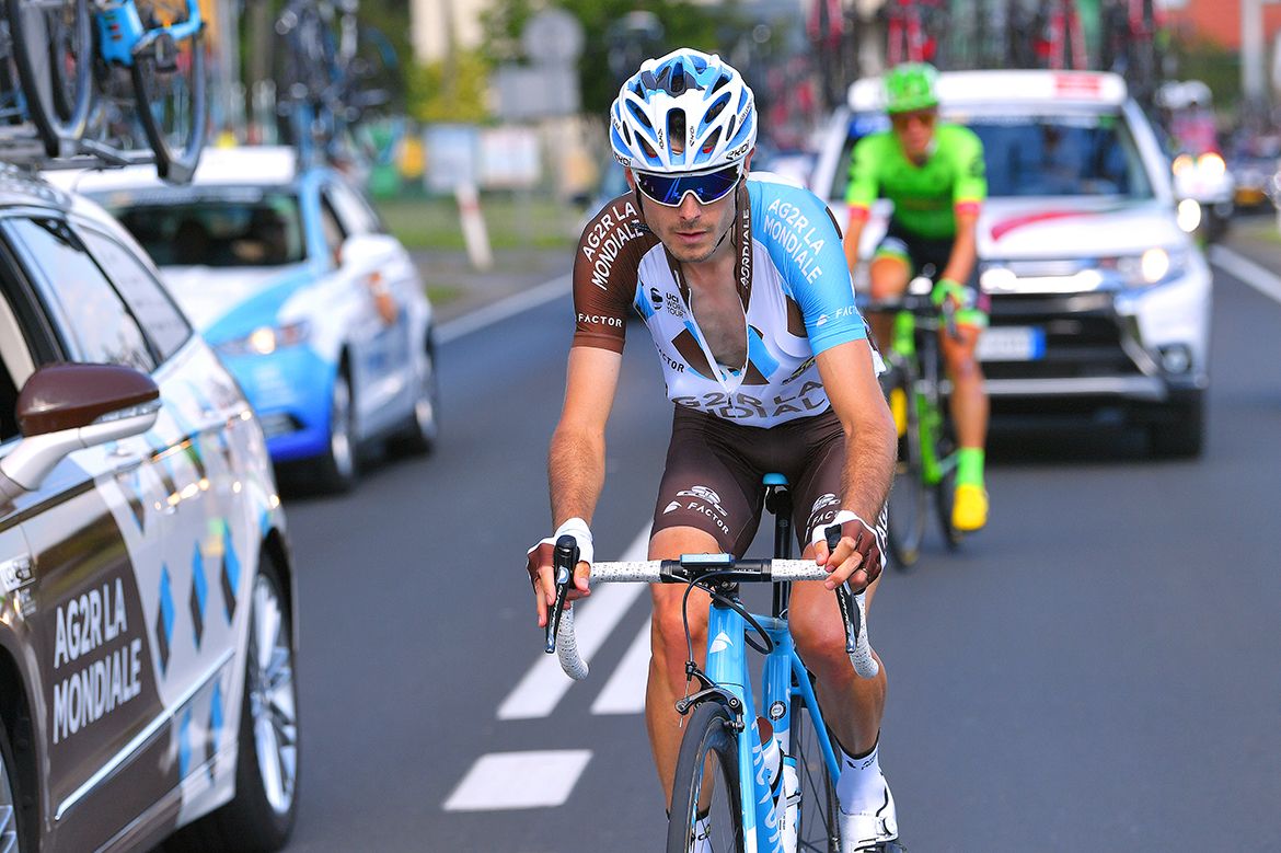 Hubert Dupont on the first stage of the Tour de Pologne