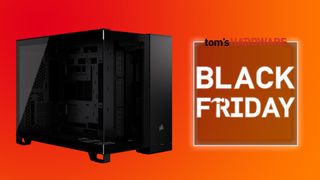 Corsair Case 2500x with Black Friday lettering