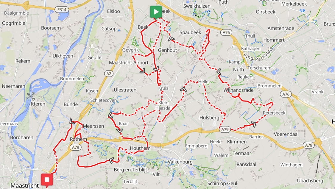 The 2025 UCI Gravel World Championships course