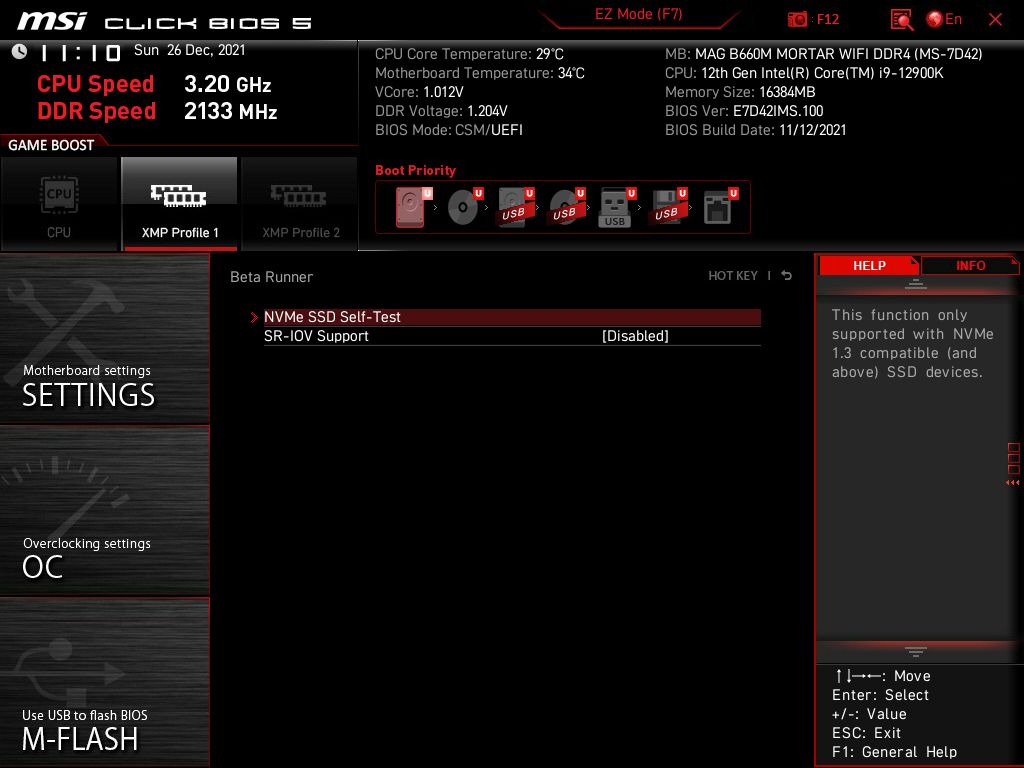 MSI MAG B660M Mortar WIFI DDR4