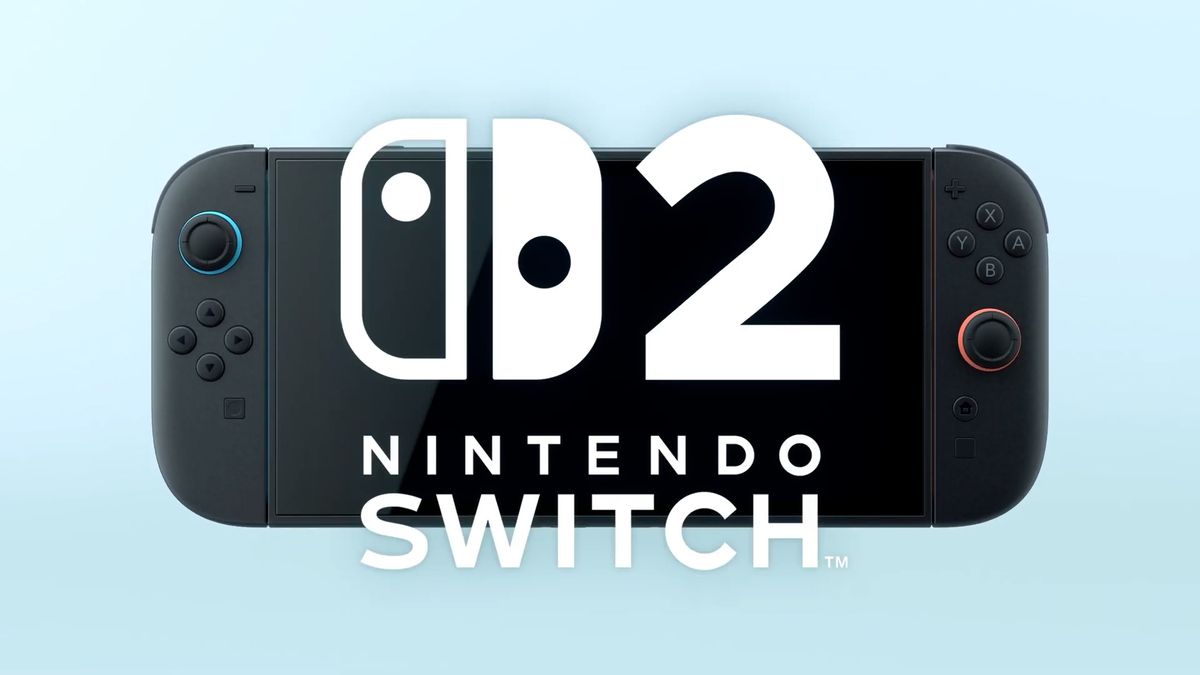 Nintendo Switch 2 logo over console