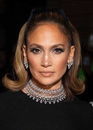 Jennifer Lopez attends the Valentino Haute Couture Spring/Summer 2024 show as part of Paris Fashion Week on January 24, 2024 in Paris, France