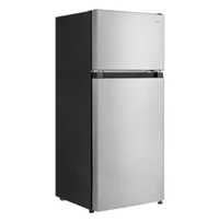 Vissani 2-Door Mini Refrigerator with Freezer