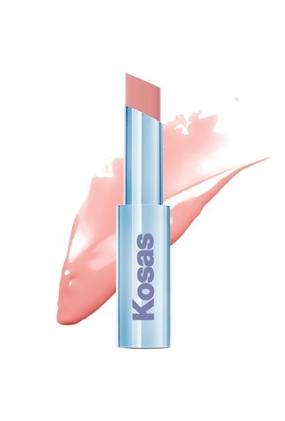 Kosas, Wet Stick Moisturizing Shiny Sheer Lipstick in Baby Rose