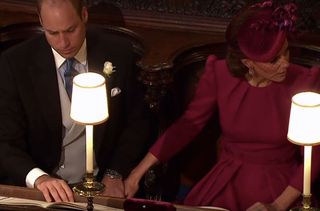 William and Kate holding hands