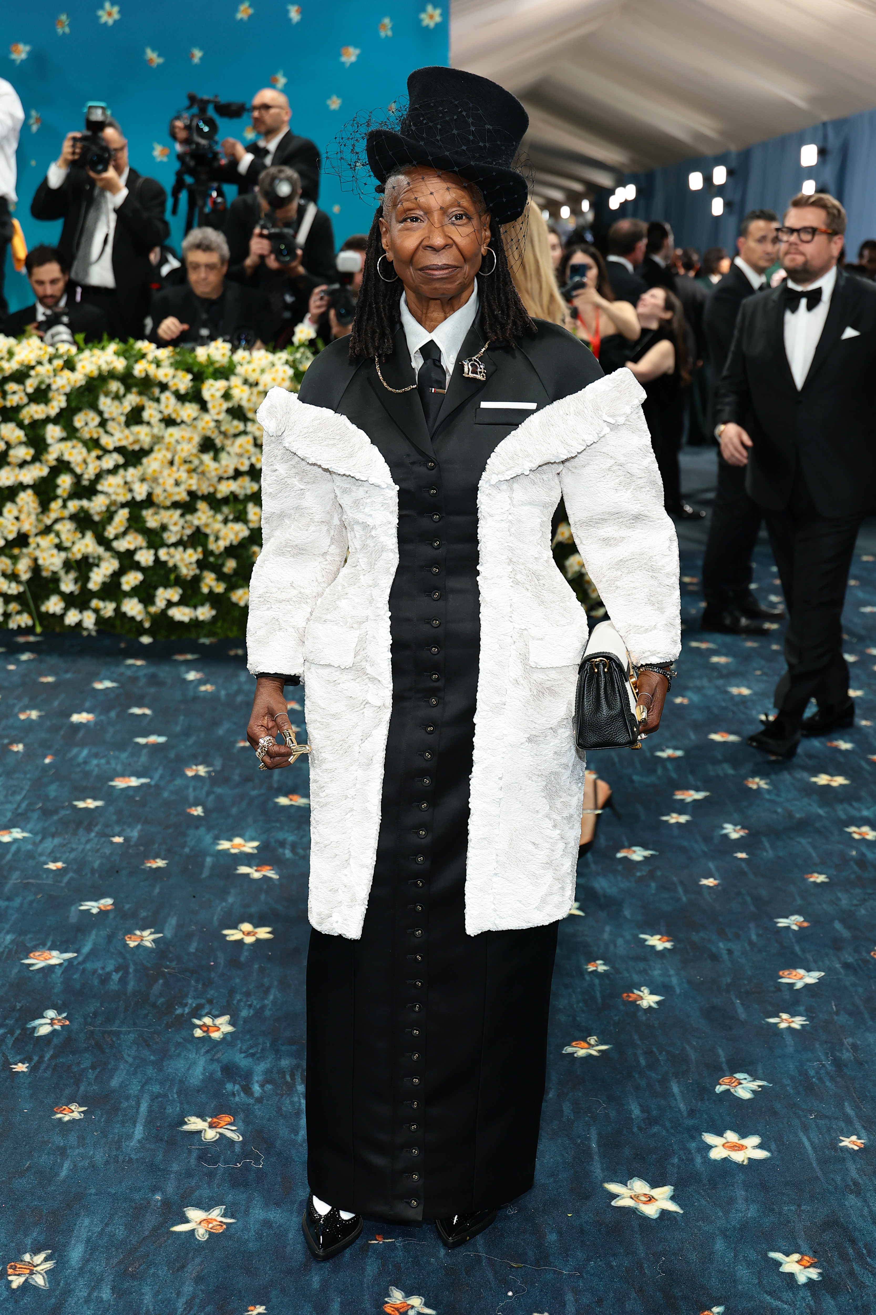 Whoopi Goldberg attends the 2025 Met Gala Celebrating "Superfine: Tailoring Black Style" at Metropolitan Museum of Art on May 05, 2025 in New York City. (Photo by Dimitrios Kambouris/Getty Images for The Met Museum/Vogue)