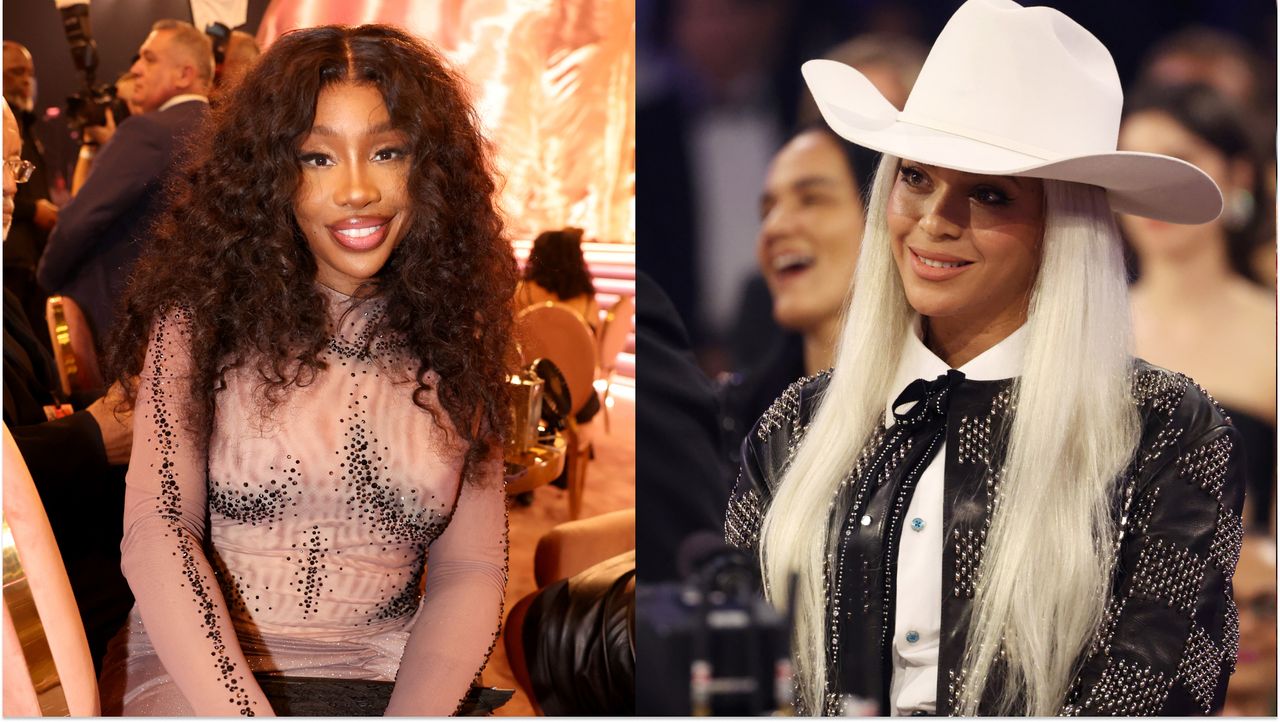 Sza admits she &quot;was scared to go over to Beyoncé&quot; during the Grammy Awards.