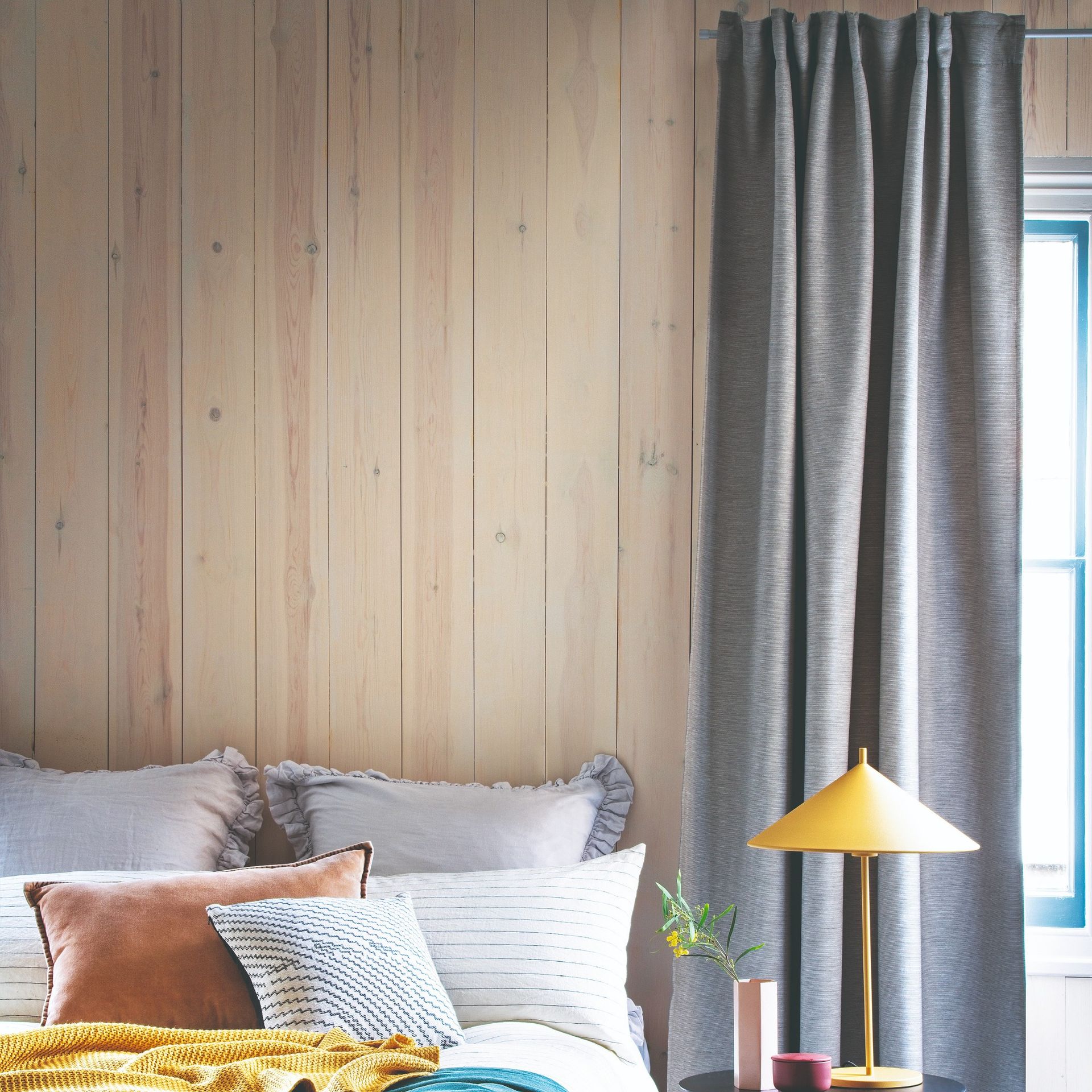 Should you match your bedroom curtains to the bedroom walls? | Ideal Home