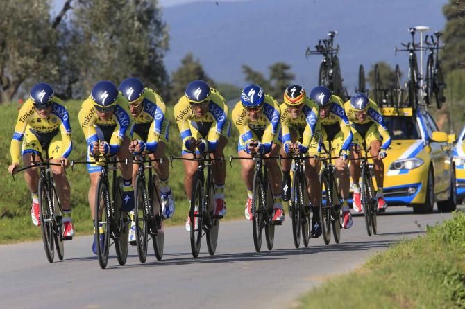 Tinkoff-Saxo took 4th place on stage 1 of Tirreno-Adriatico.