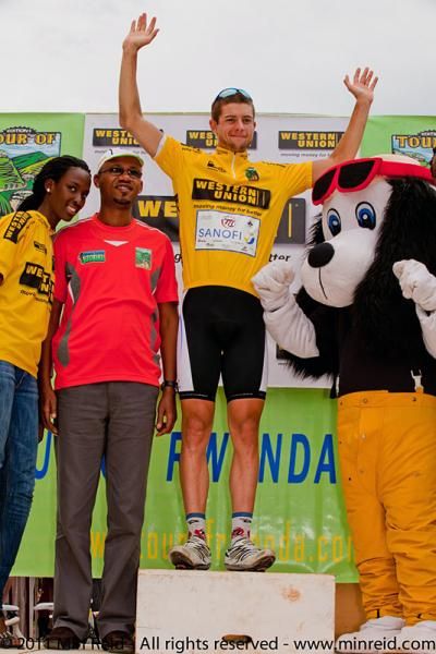 General classification leader Kiel Reijnen (Team Type 1 - Sanofi)