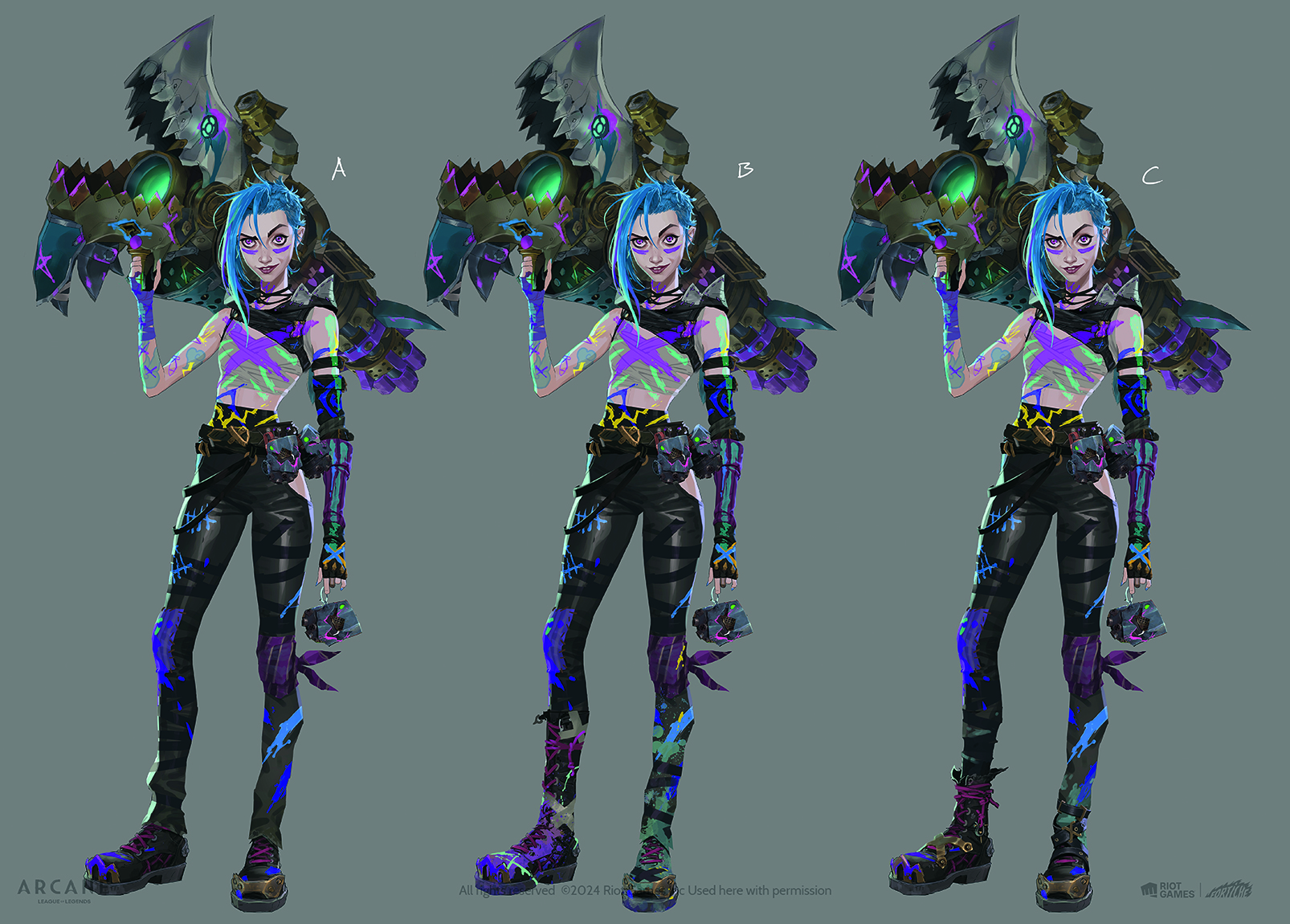Artwork from Arcane season 2