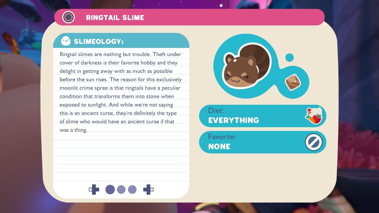 slime rancher 2 ringtail slime diet