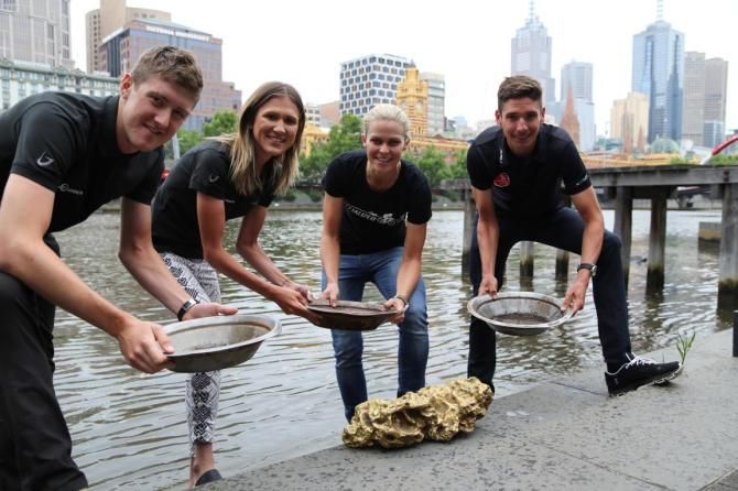 Durbridge, Taylor, Wells and Lapthorne panning for gold