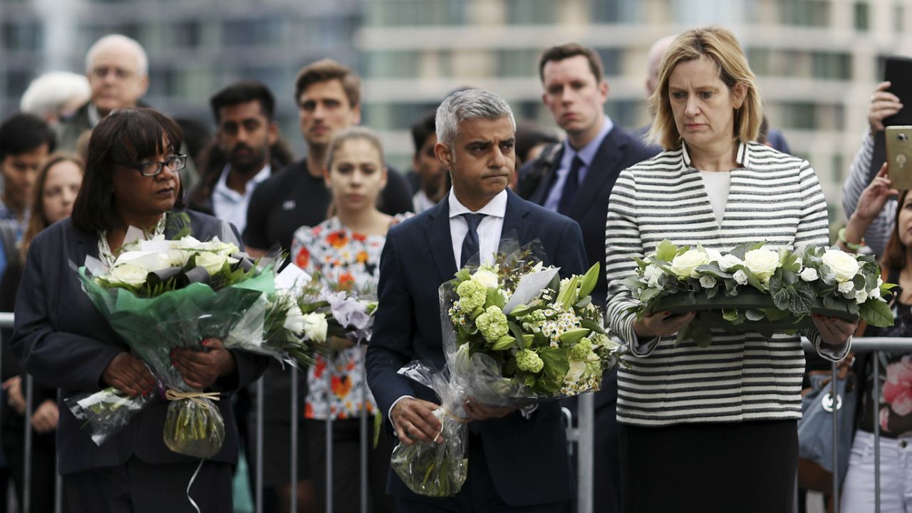 Sadiq Khan and Amber Rudd