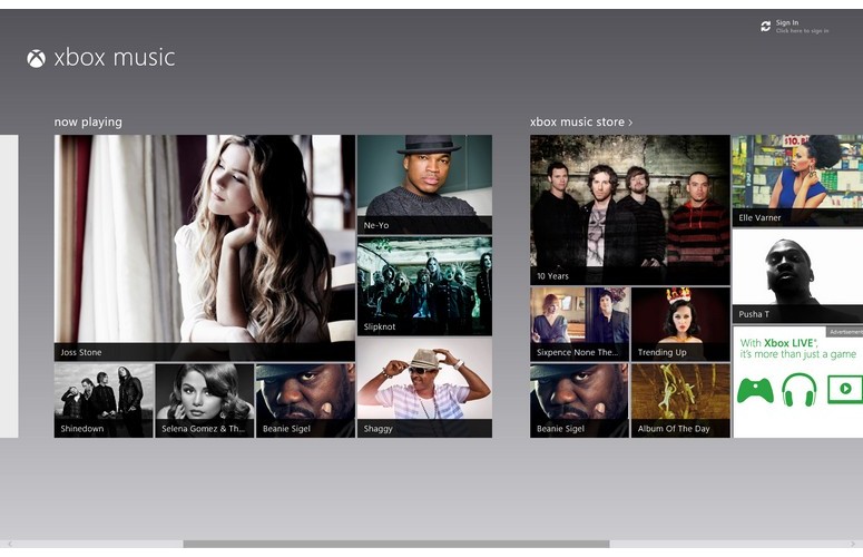 Xbox Music App