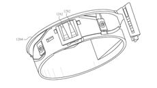 A patent render of an Apple Smart Ring concept