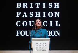 Catherine, Duchess of Cambridge announces the winner of the Queen Elizabeth II Award for British Design