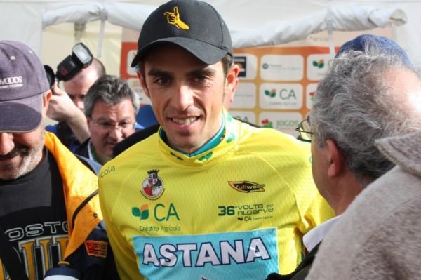 Alberto Contador (Astana) has won the Volta ao Algarve for the second straight year.