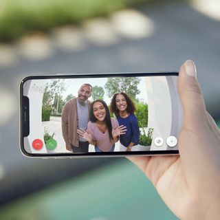 Phone showing Ring doorbell app