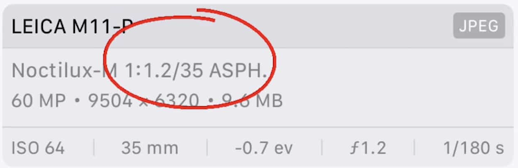 Rumored Leica Notcilux-M 35mm f/1.2