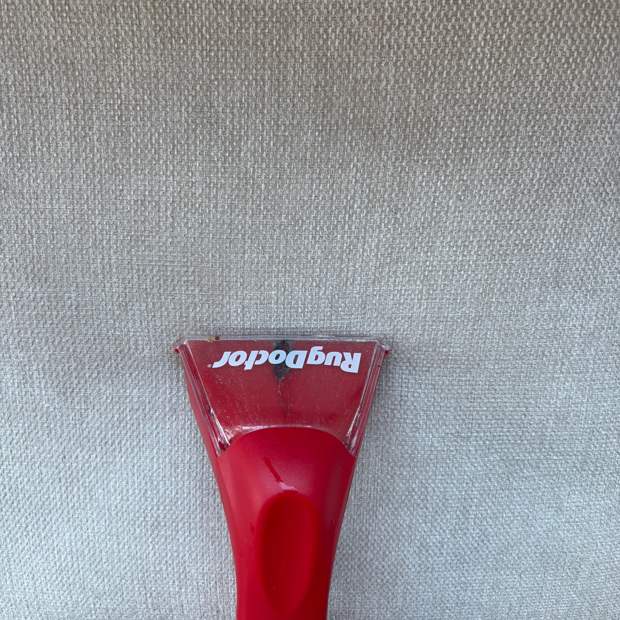Rug Doctor Deep Upright Carpet Cleaner red hand nozzle attachment