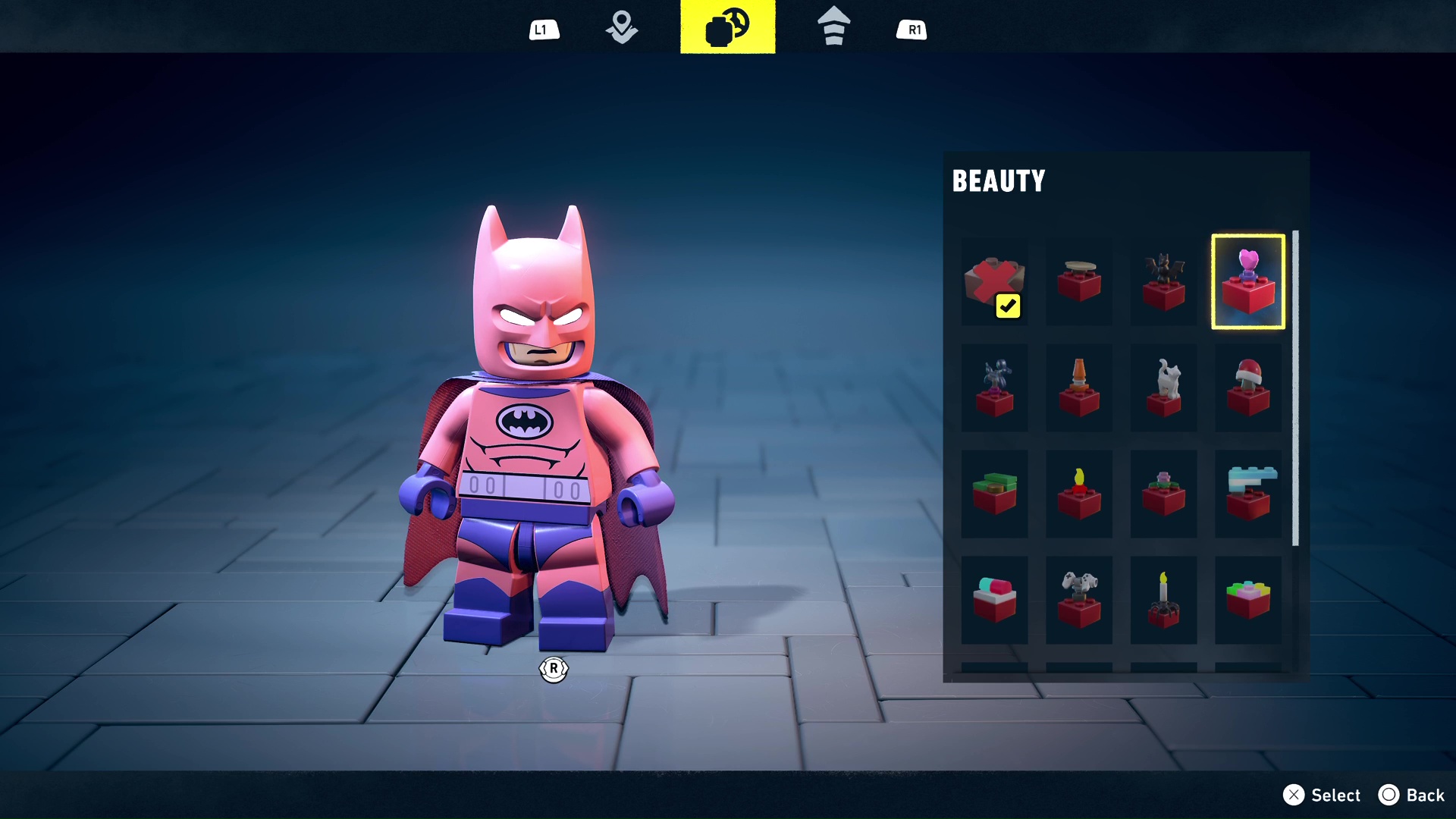 Beauty Red Brick modifier in Lego Batman Legacy of the Dark Knight