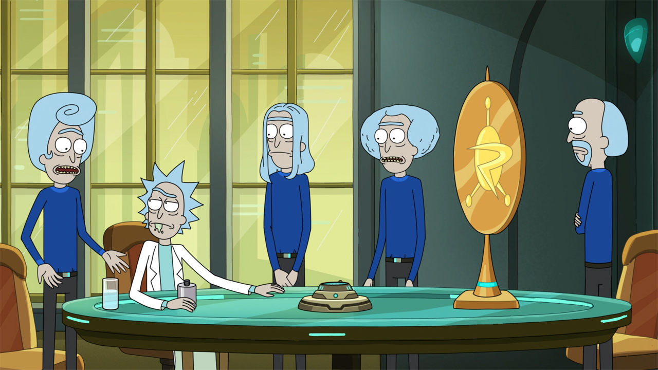 Rick and Council Of Ricks in Rick And Morty