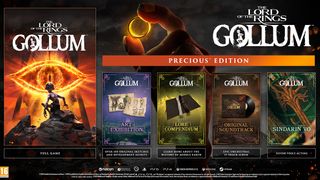 The Art of The Lord of the Rings Gollum; a special edition of a game