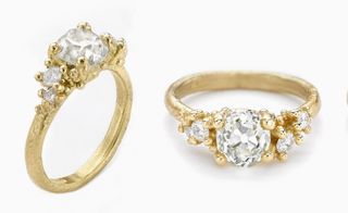 Gold diamond rings, ruth tomlinson engagement rings