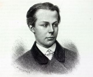 A drawing of Lord Francis Douglas, who was 18 years old when he died on the descent of the Matterhorn along with three others