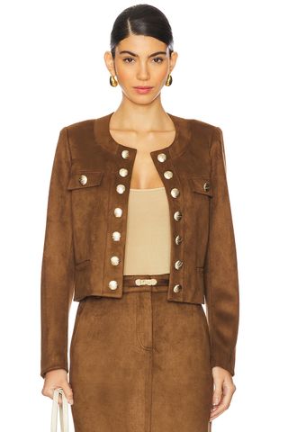 Karson Faux Suede Jacket