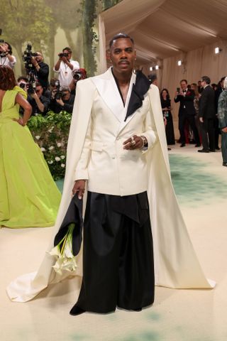 Colman Domingo attends the Met Gala 2024 for the first time