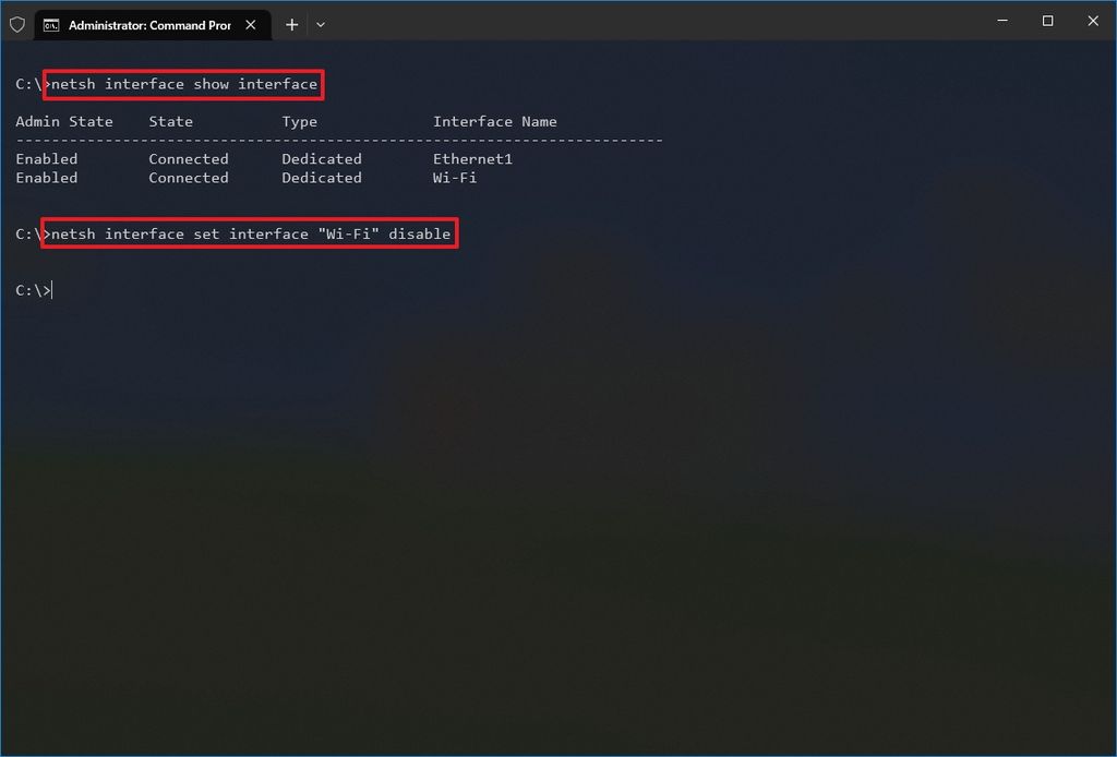 How to enable or disable WiFi and network adapters on Windows