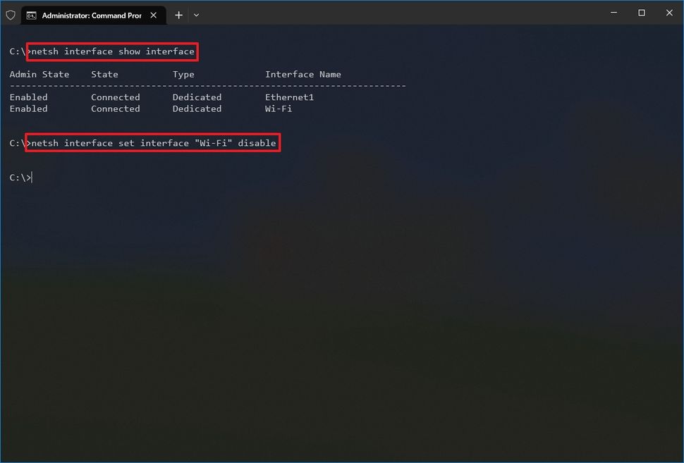 How to enable or disable WiFi and network adapters on Windows
