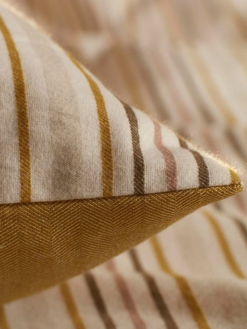 Polly Stripe Brushed 100% Organic Cotton Bed Linen