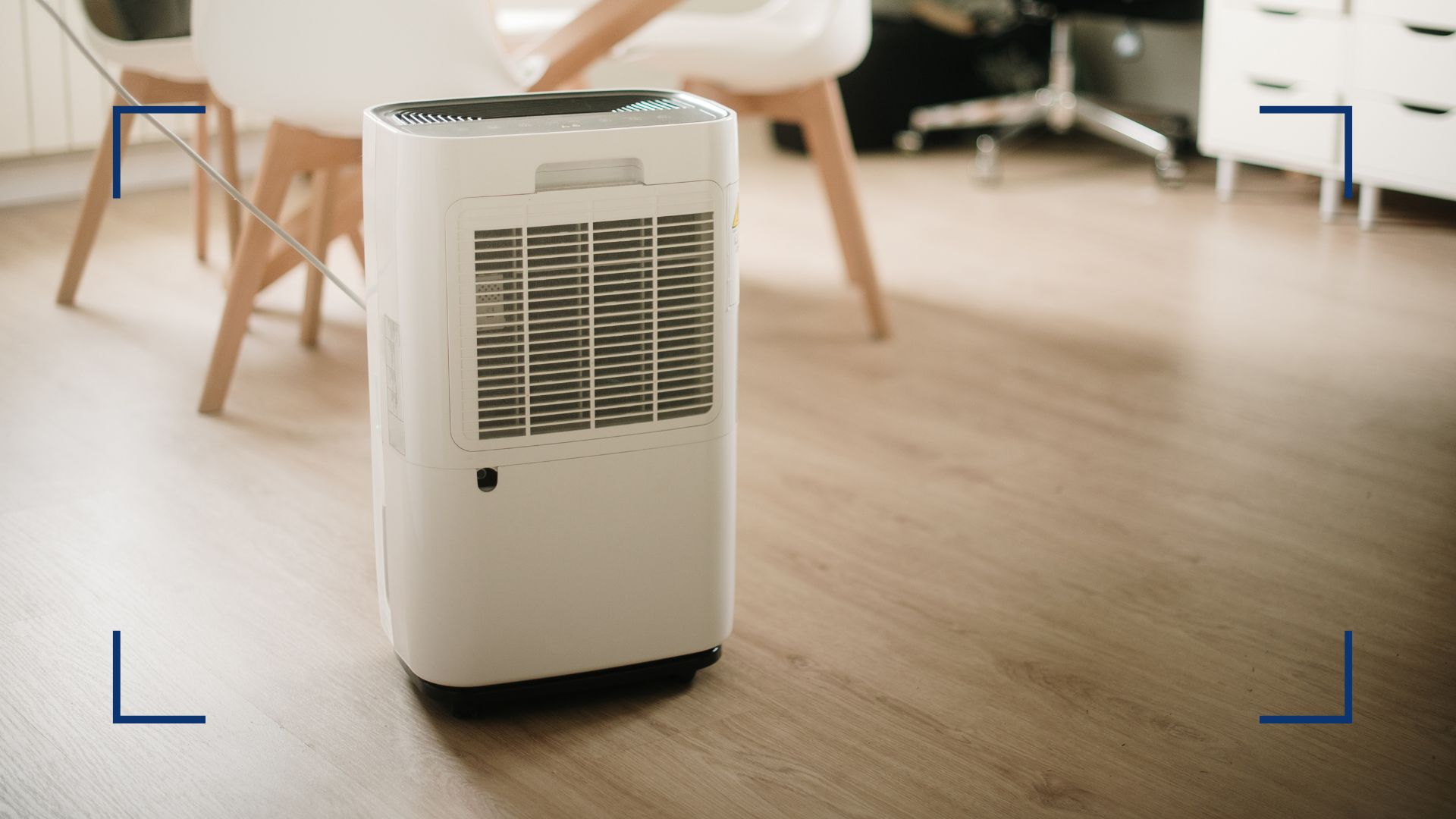 picture of small dehumidifier in home 
