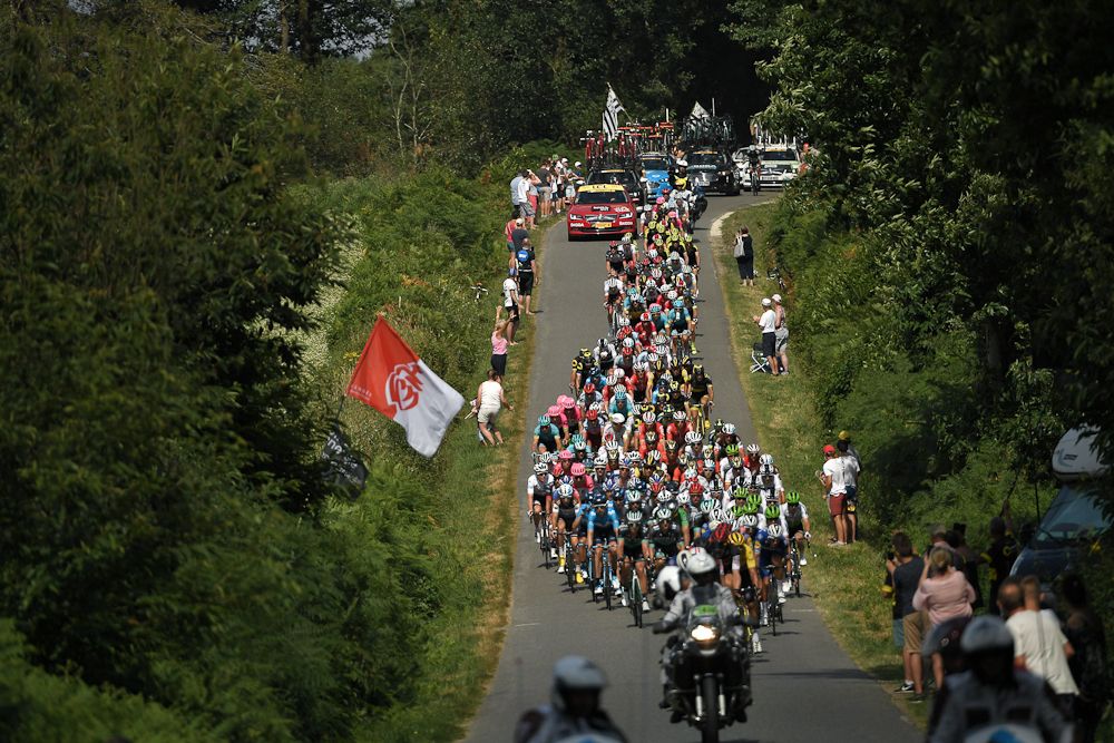 Scenery along the route of stage 4 at the Tour de France