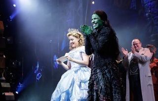 The cast of Wicked on Broadway