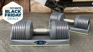 Jaxjox adjustable dumbbells reduced for Black Friday