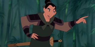 Mulan in solider costume